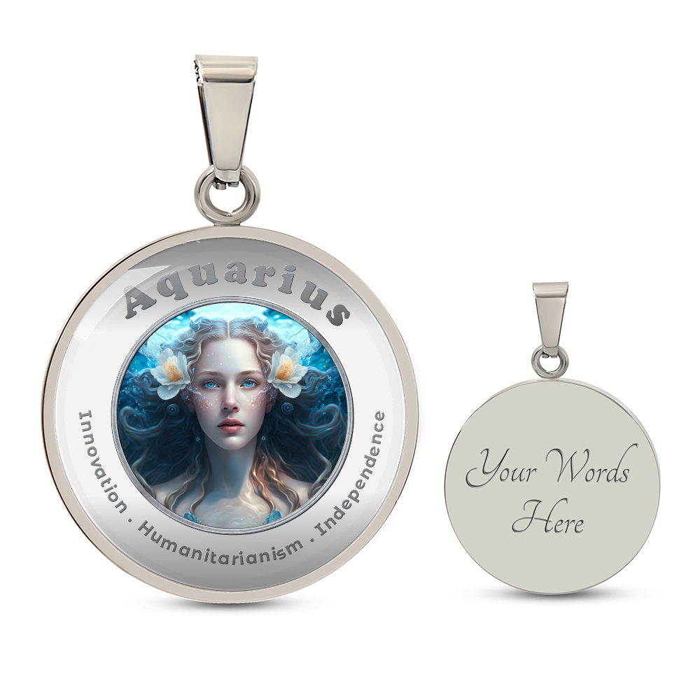 Aquarius - Affirmation Necklace - More Than CharmsMore Than Charms