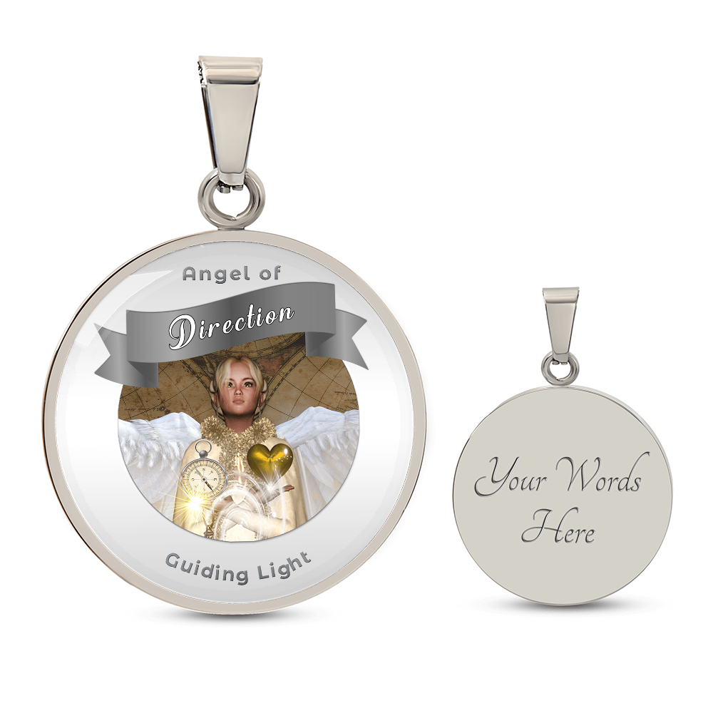 Direction - Guardian Angel Affirmation Necklace - More Than CharmsMore Than Charms