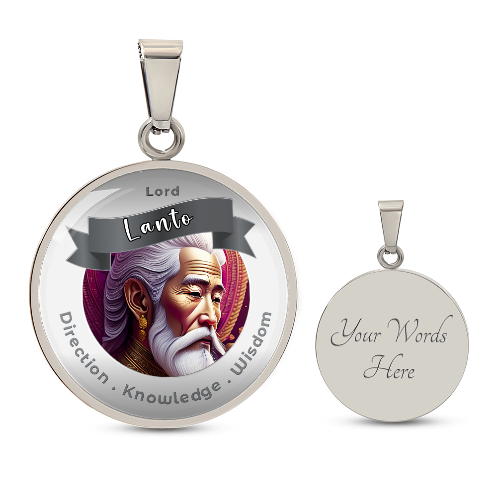 Lord Lanto Affirmation Necklace For Direction, Knowledge & Wisdom - More Than CharmsMore Than Charms