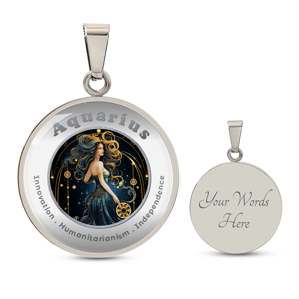 Aquarius - Affirmation Necklace - More Than CharmsMore Than Charms