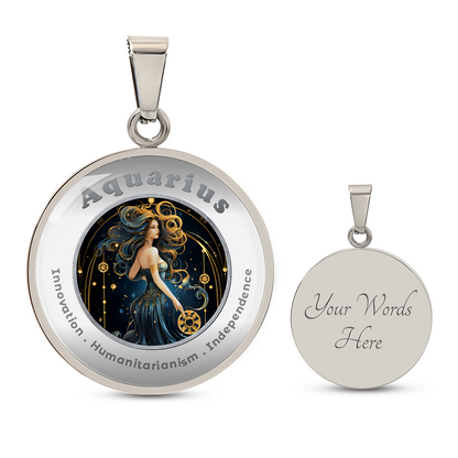 Aquarius - Affirmation Necklace - More Than CharmsMore Than Charms