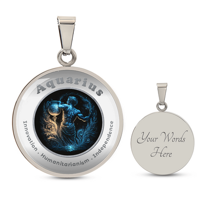 Aquarius - Affirmation Necklace - More Than CharmsMore Than Charms