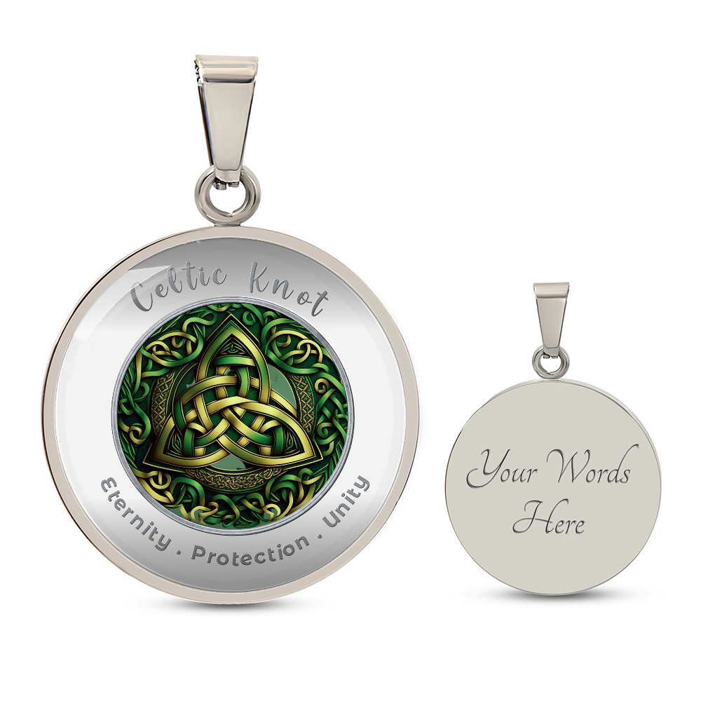 Celtic Knot - Eternity Unity Protection - Affirmation Necklace - More Than CharmsMore Than Charms