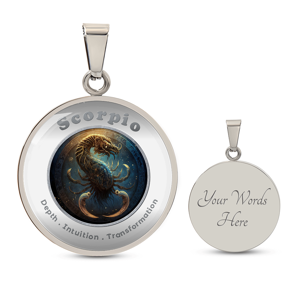 Scorpio - Affirmation Necklace - More Than CharmsMore Than Charms