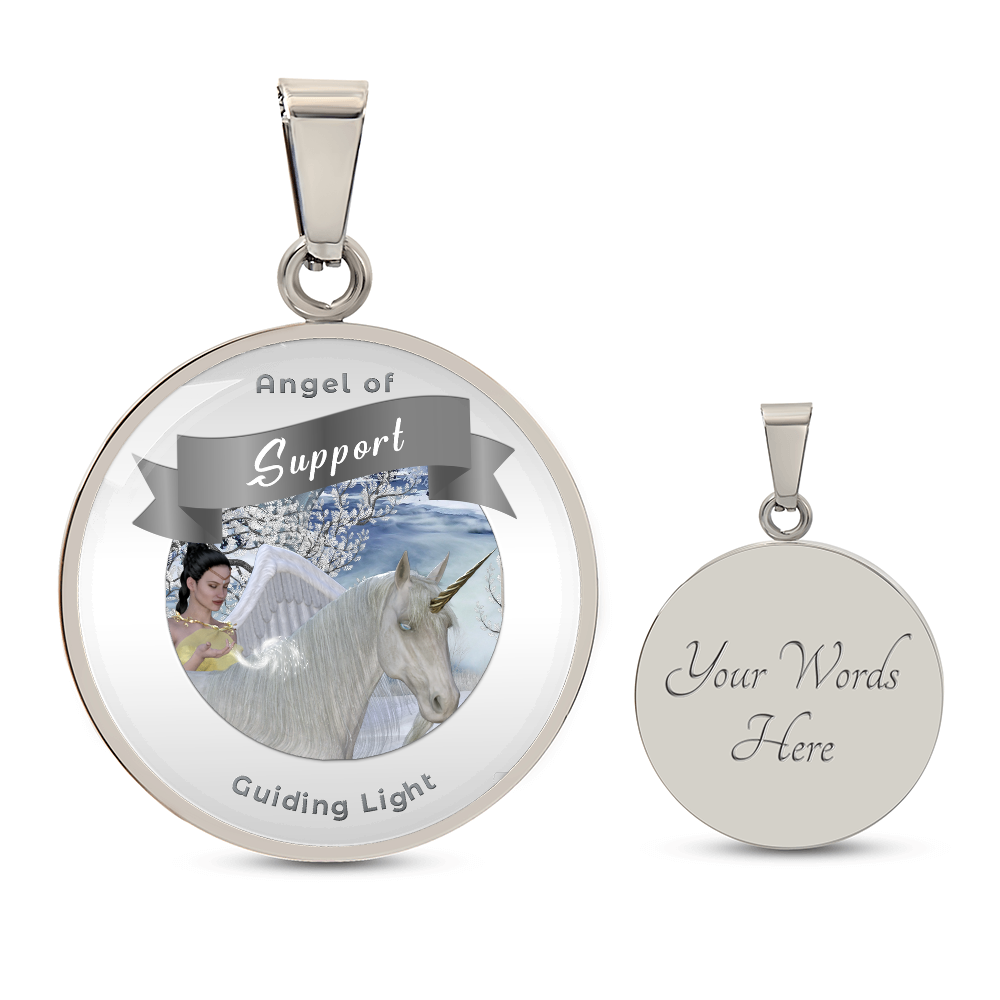 Support - Guardian Angel Affirmation Necklace - More Than CharmsMore Than Charms
