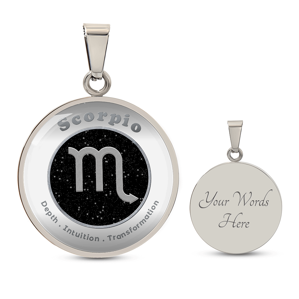 Scorpio - Affirmation Necklace - More Than CharmsMore Than Charms