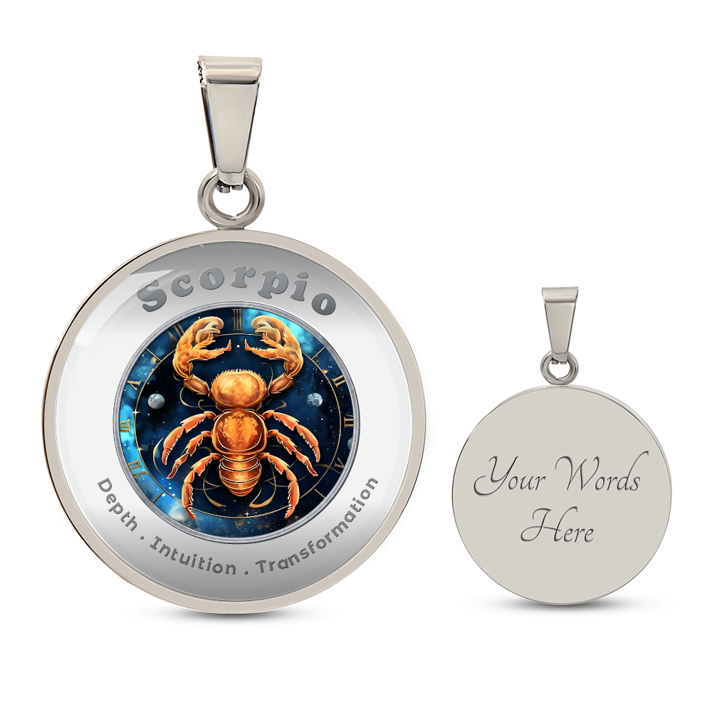 Scorpio - Affirmation Necklace - More Than CharmsMore Than Charms