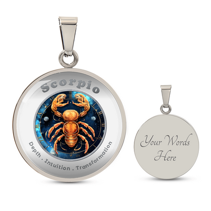 Scorpio - Affirmation Necklace - More Than CharmsMore Than Charms