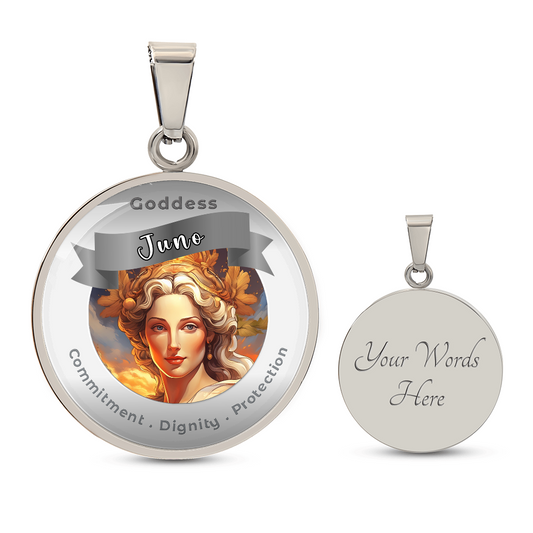 Juno - Charm Necklace - This Luxury Charm Necklace is more than just an accessory — it’s a soulful expression of your journey, dreams, and intentions. Designed with meaning, each charm carries powerful affirmation words, images, or symbols that speak to y