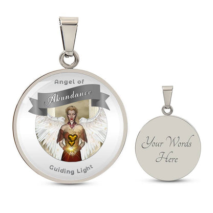 Abundance - Guardian Angel Affirmation Necklace - More Than CharmsMore Than Charms