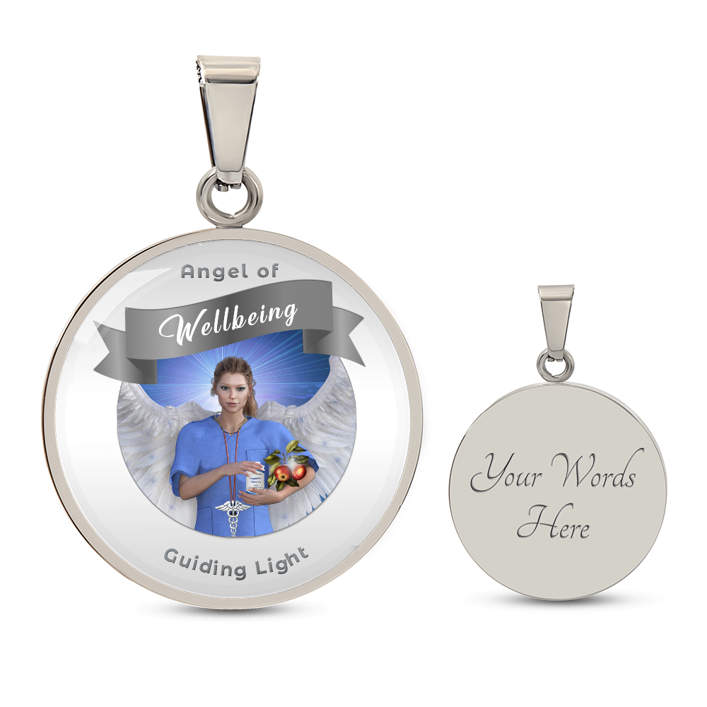 Wellbeing - Guardian Angel Affirmation Necklace - More Than CharmsMore Than Charms