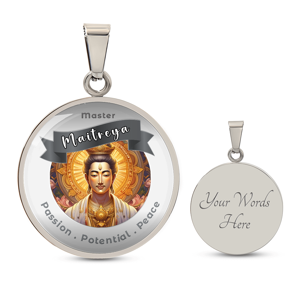Maitreya - Affirmation Necklace For Passion, Potential & Peace - More Than CharmsMore Than Charms