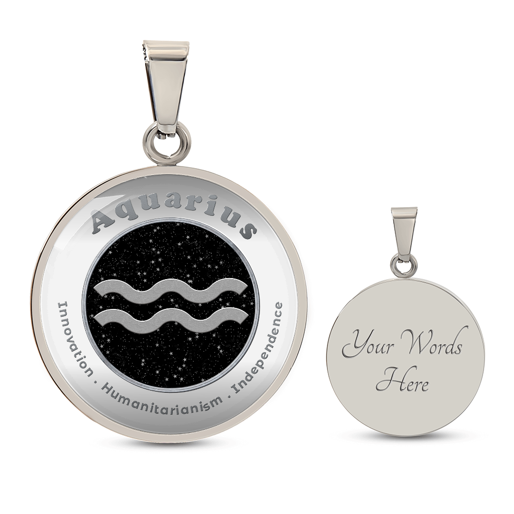 Aquarius - Affirmation Necklace - More Than CharmsMore Than Charms