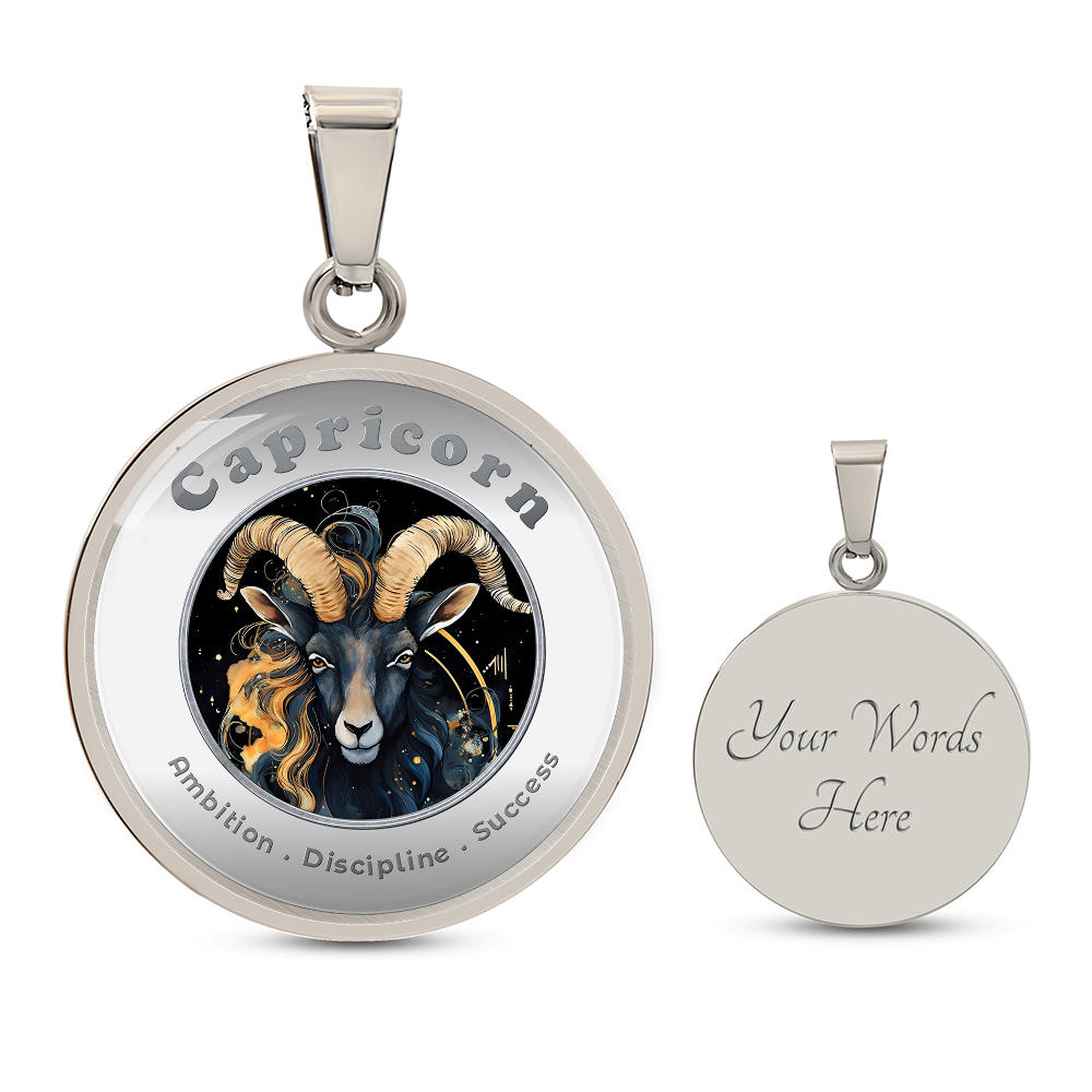 Capricorn - Affirmation Necklace - More Than CharmsMore Than Charms