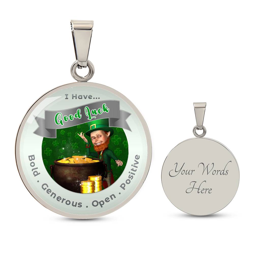 Leprechaun - Affirmation Necklace - More Than CharmsMore Than Charms