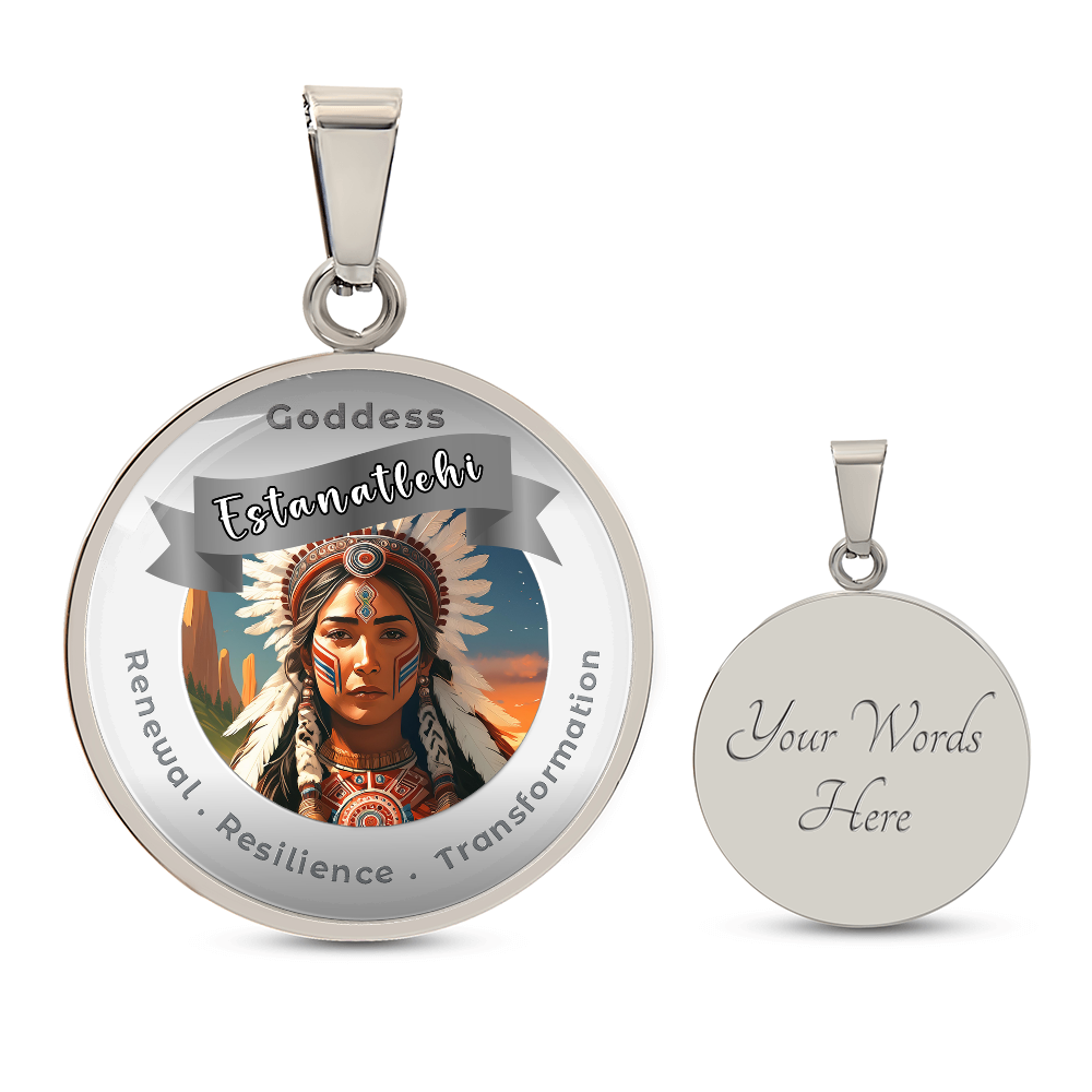 Goddess Estanatlehi - Affirmation Necklace - More Than CharmsMore Than Charms