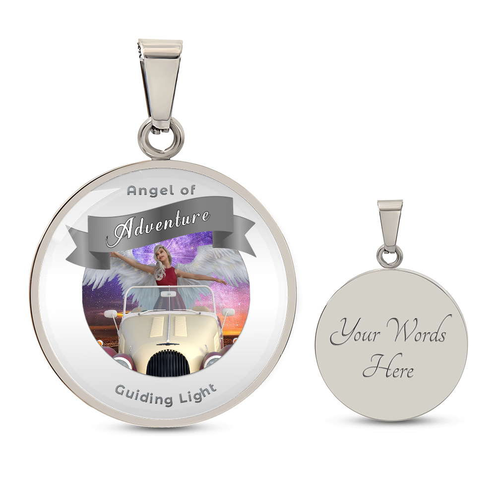 Adventure - Guardian Angel Affirmation Necklace - More Than CharmsMore Than Charms