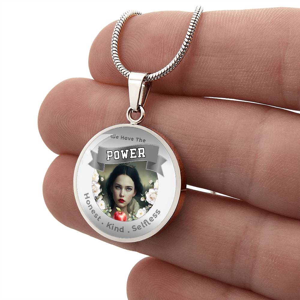White As Snow - Affirmation Necklace - More Than CharmsMore Than Charms