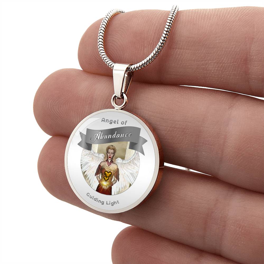 Abundance - Guardian Angel Affirmation Necklace - More Than CharmsMore Than Charms