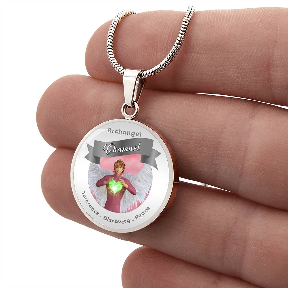 Archangel Chamuel - Affirmation Necklace For Tolerance, Discovery & Peace - More Than CharmsMore Than Charms