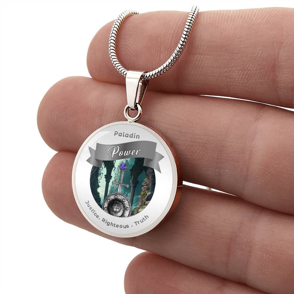 Paladin - RPG Fantasy Affirmation Necklace - More Than CharmsMore Than Charms