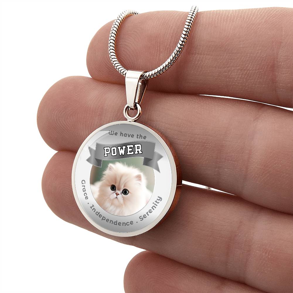 Persian - Cat Power Animal Affirmation Necklace - More Than CharmsMore Than Charms