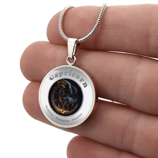 Capricorn - Charm Necklace - This Luxury Charm Necklace is more than just an accessory — it’s a soulful expression of your journey, dreams, and intentions. Designed with meaning, each charm carries powerful affirmation words, images, or symbols that speak
