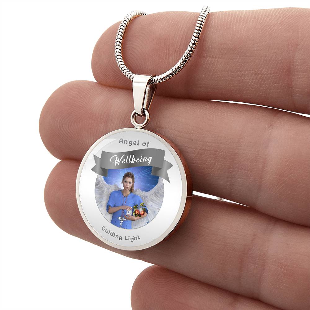 Wellbeing - Guardian Angel Affirmation Necklace - More Than CharmsMore Than Charms