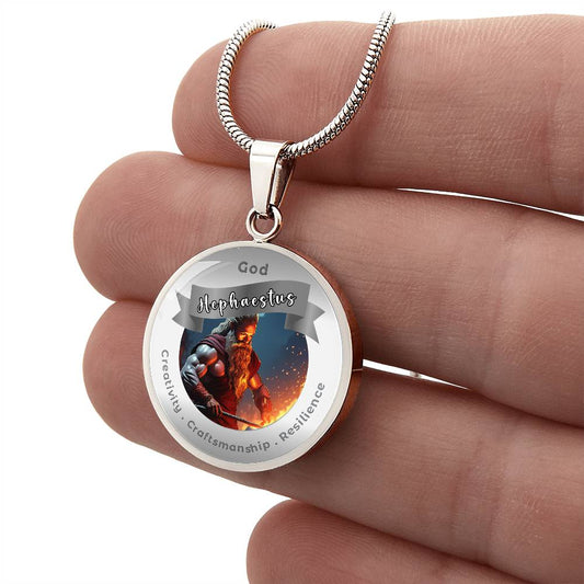 Hephaestus - Charm Necklace - This Luxury Charm Necklace is more than just an accessory — it’s a soulful expression of your journey, dreams, and intentions. Designed with meaning, each charm carries powerful affirmation words, images, or symbols that spea