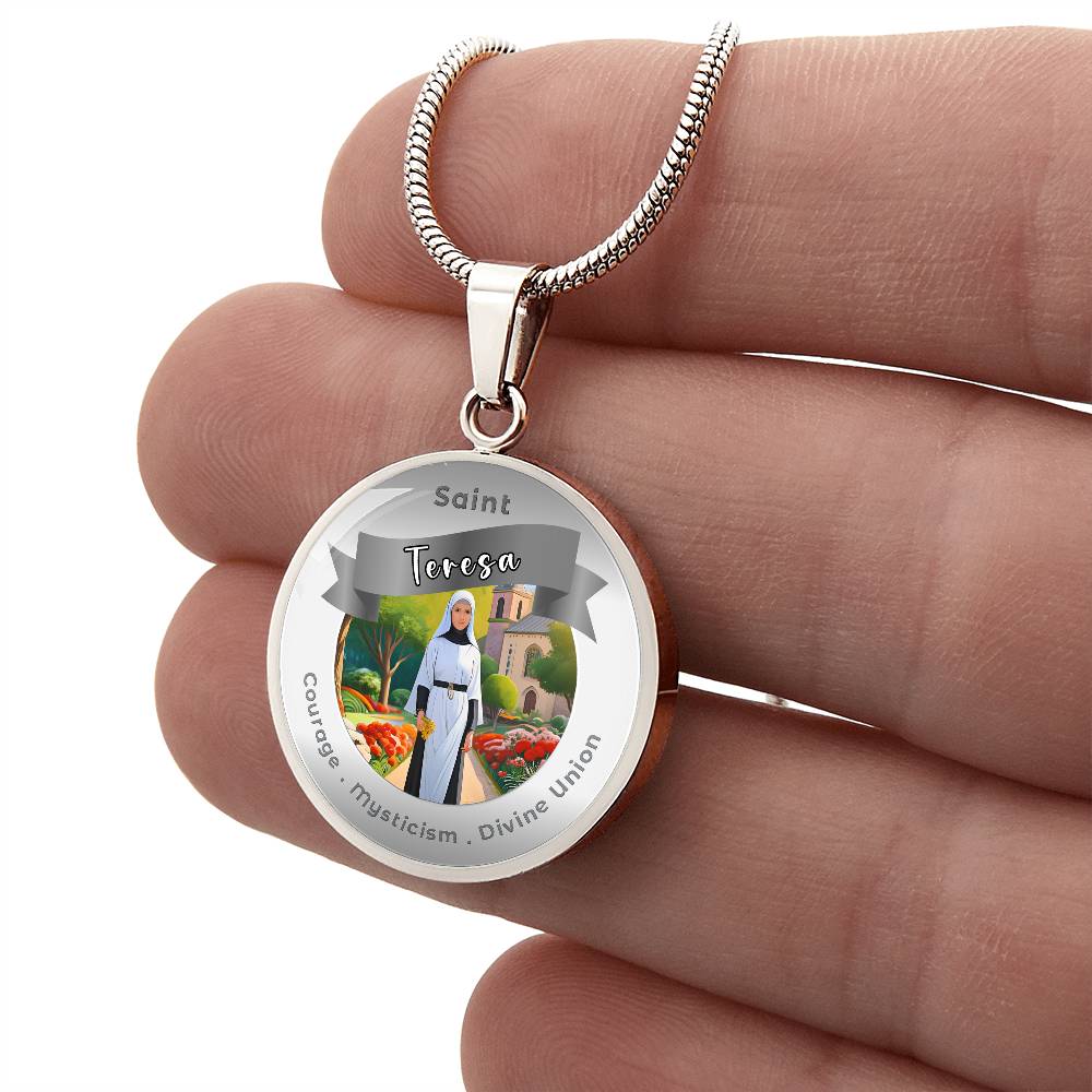 Saint Teresa - Affirmation Necklace - More Than CharmsMore Than Charms