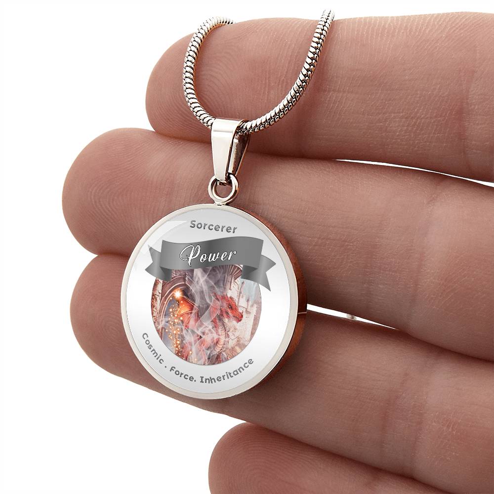 Sorcerer 2 - RPG Fantasy Affirmation Necklace - More Than CharmsMore Than Charms