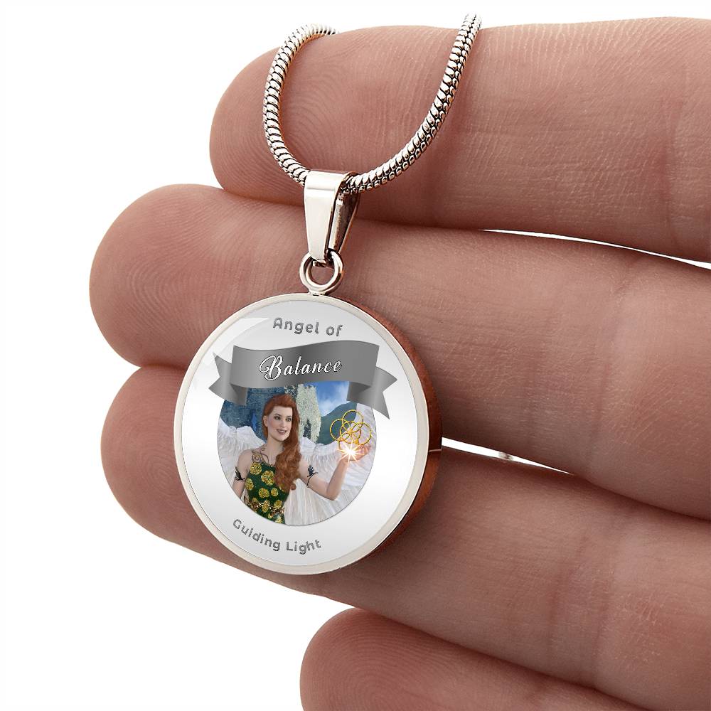 Balance - Guardian Angel Affirmation Necklace - More Than CharmsMore Than Charms