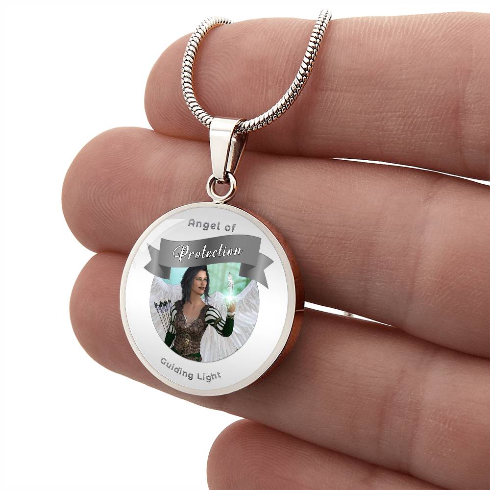 Protection - Guardian Angel Affirmation Necklace - More Than CharmsMore Than Charms