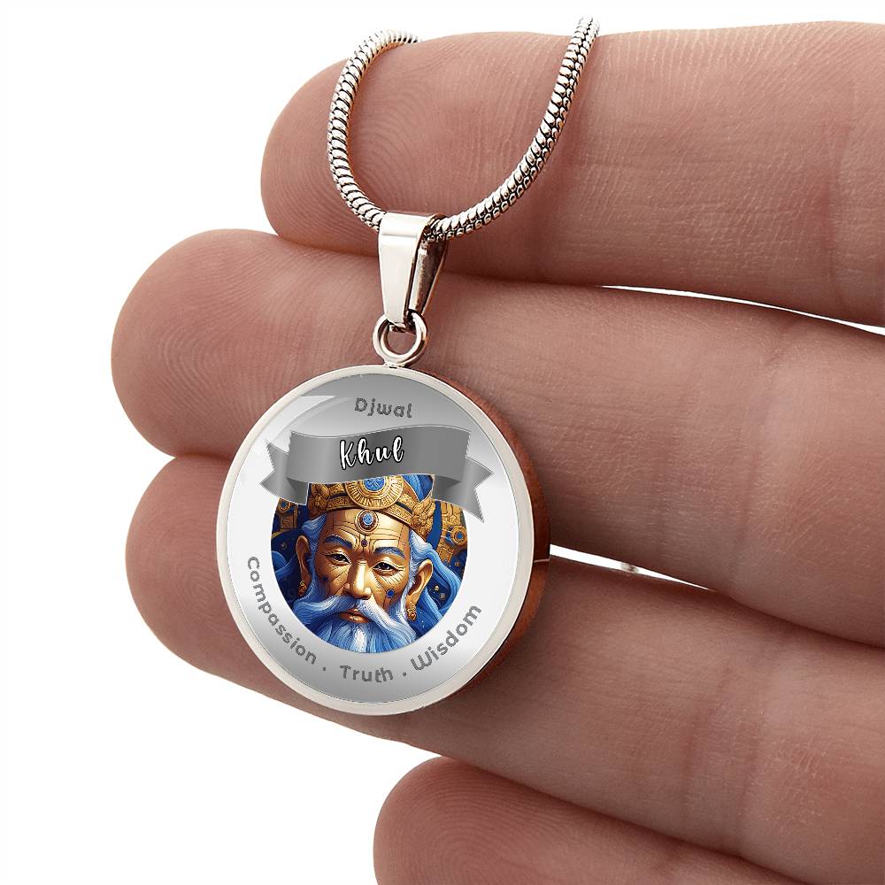 Djwal Khul - Affirmation Necklace For Compassion, Truth & Wisdom - More Than CharmsMore Than Charms