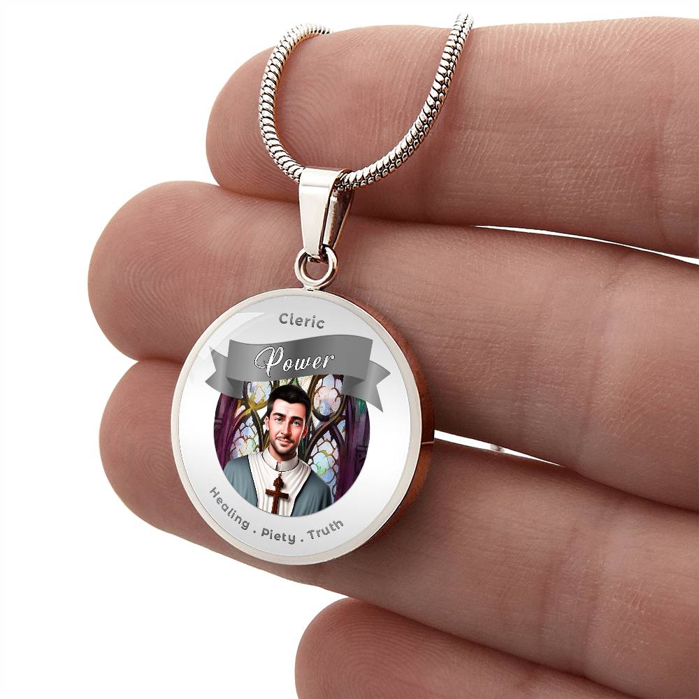 Cleric - RPG Fantasy Affirmation Necklace - More Than CharmsMore Than Charms