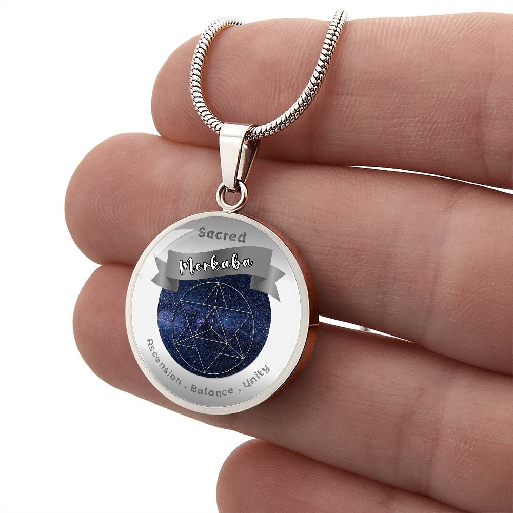 Merkaba - Ascension Balance Unity - Affirmation Necklace - More Than CharmsMore Than Charms