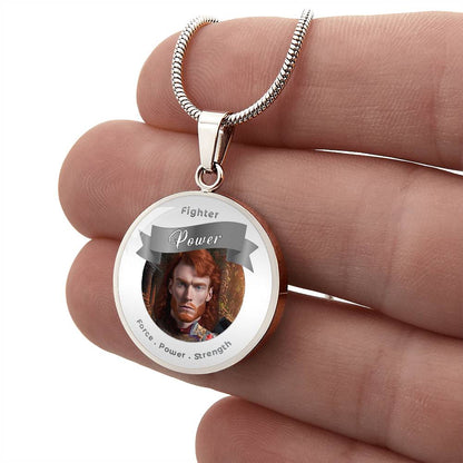 Fighter - RPG Fantasy Affirmation Necklace - More Than CharmsMore Than Charms