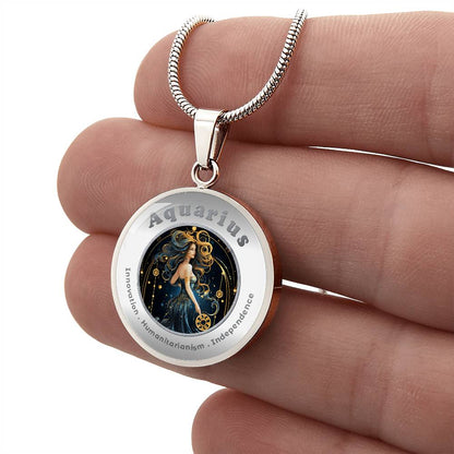 Aquarius - Affirmation Necklace - More Than CharmsMore Than Charms