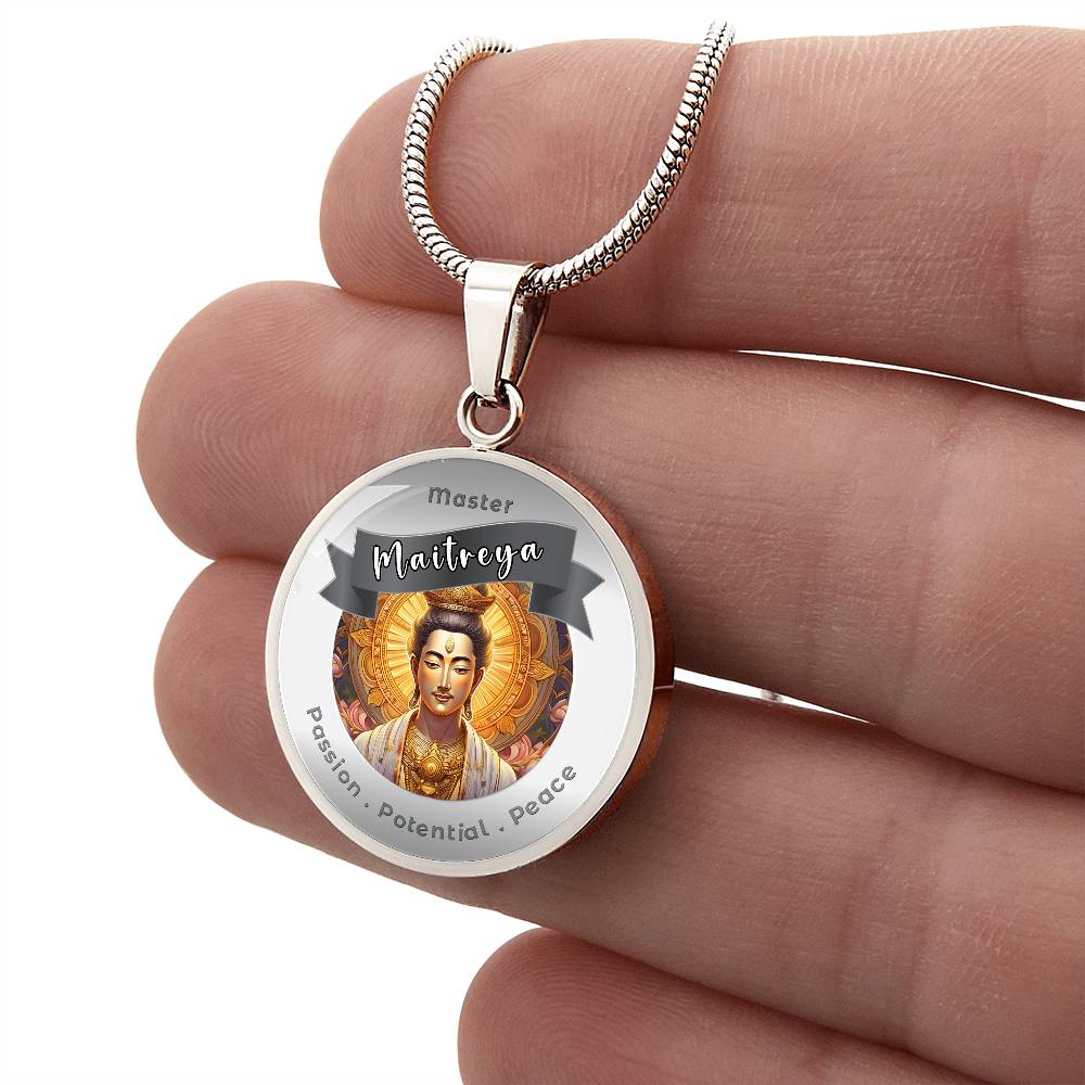 Maitreya - Affirmation Necklace For Passion, Potential & Peace - More Than CharmsMore Than Charms