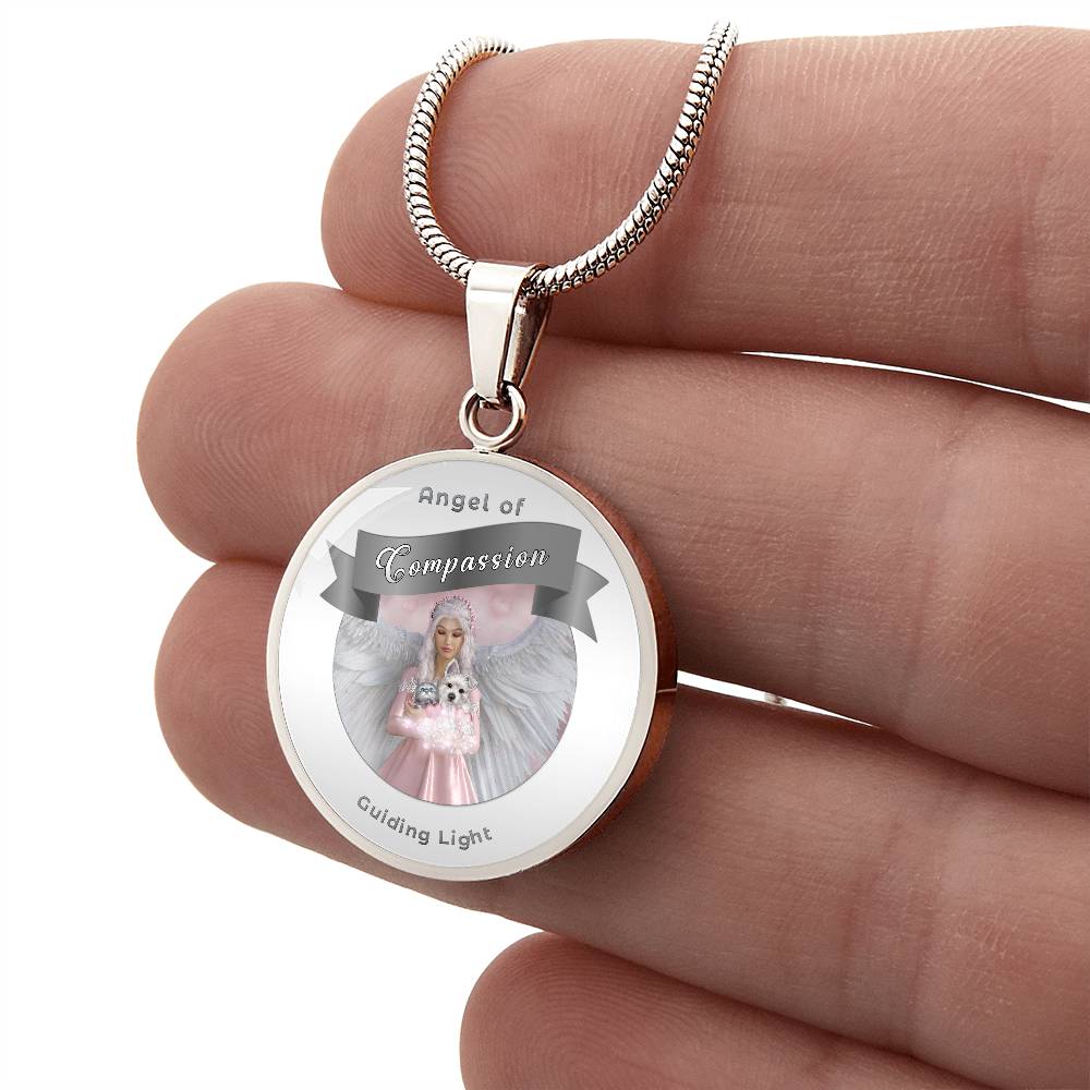 Compassion - Guardian Angel Affirmation Necklace - More Than CharmsMore Than Charms