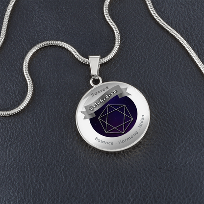 Octahedron - Balance Harmony Union - Affirmation Necklace - More Than CharmsMore Than Charms
