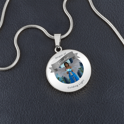 Freedom - Guardian Angel Affirmation Necklace - More Than CharmsMore Than Charms