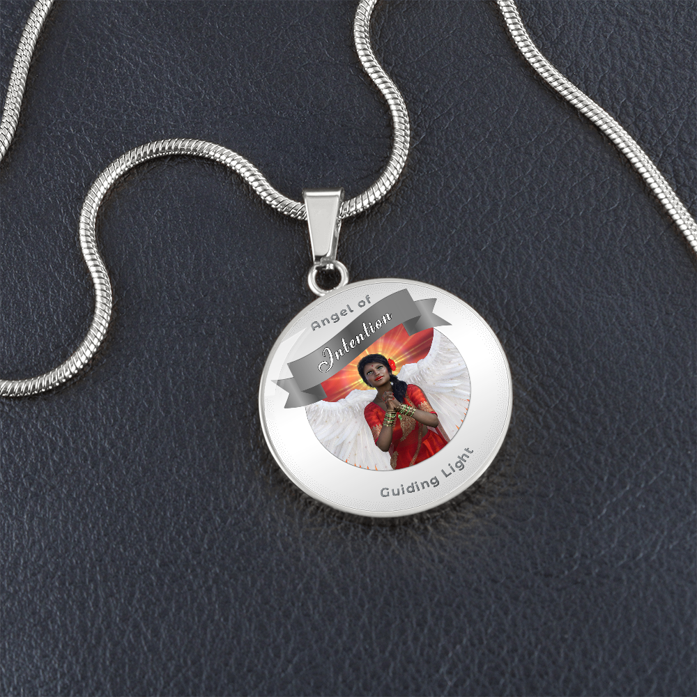 Intention - Guardian Angel Affirmation Necklace - More Than CharmsMore Than Charms