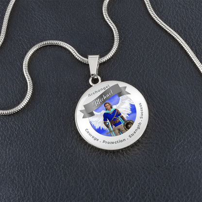 Archangel Michael - Affirmation Necklace For Courage, Protection, Strength & Success - More Than CharmsMore Than Charms