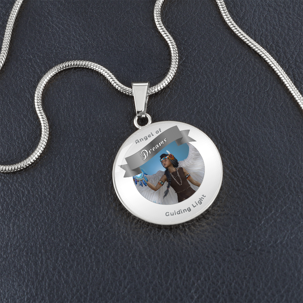 Dream - Guardian Angel Affirmation Necklace - More Than CharmsMore Than Charms