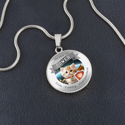 Munchkin - Super Hero Cat - Power Animal Affirmation Necklace - More Than CharmsMore Than Charms