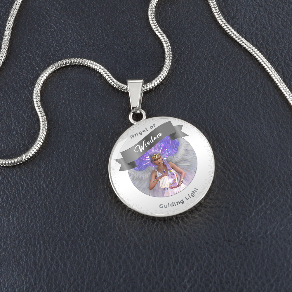 Wisdom - Guardian Angel Affirmation Necklace - More Than CharmsMore Than Charms