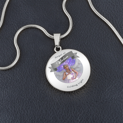 Wisdom - Guardian Angel Affirmation Necklace - More Than CharmsMore Than Charms