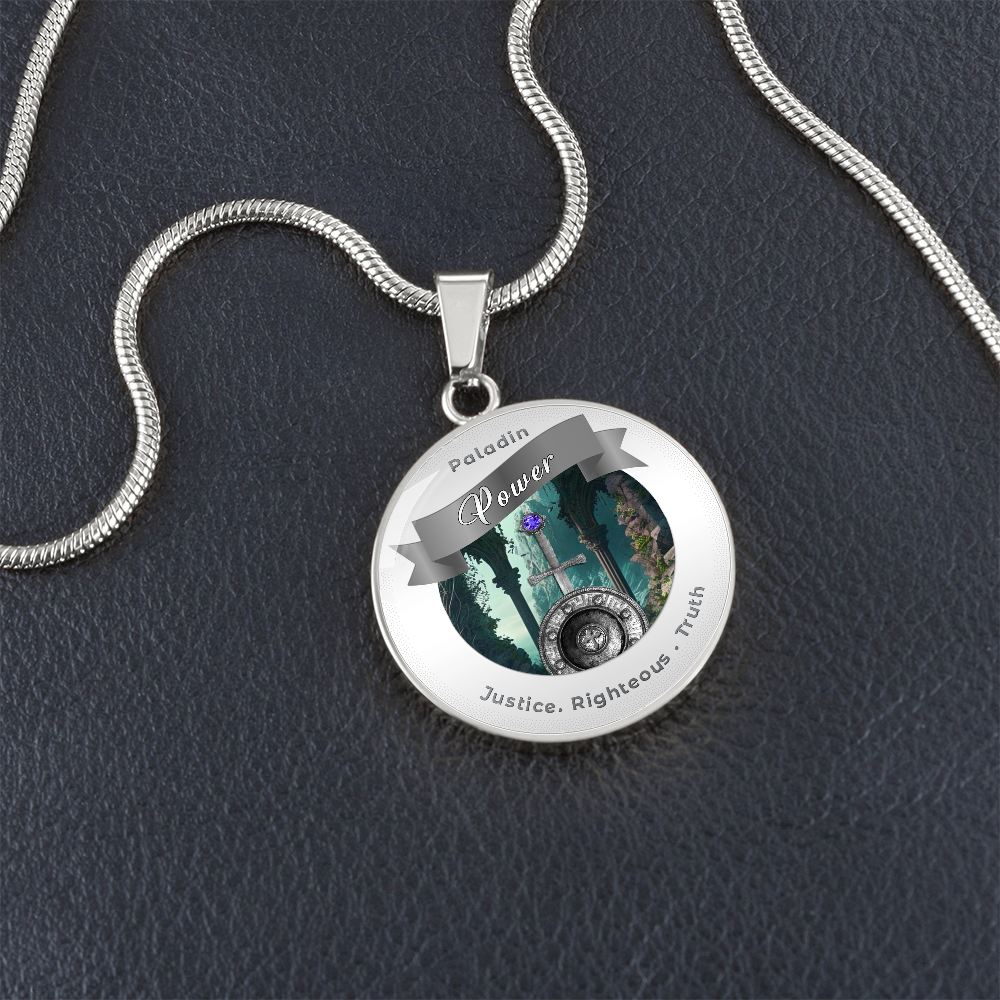 Paladin - RPG Fantasy Affirmation Necklace - More Than CharmsMore Than Charms