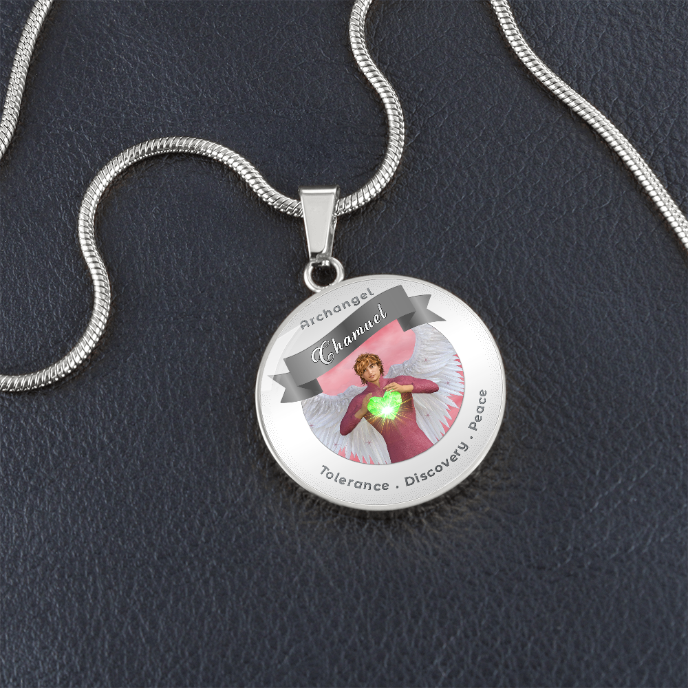 Archangel Chamuel - Affirmation Necklace For Tolerance, Discovery & Peace - More Than CharmsMore Than Charms